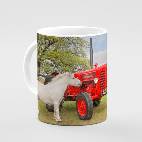 Shetland pony and Tractor Mug - Horse power - Kitchy & Co 10oz Mug Mugs