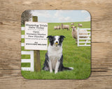 Sheepdog Trial Mug - If only we could get her to blow it - Kitchy & Co 10oz Mug with Matching Coaster Mugs