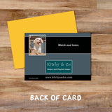 Yellow labrador puppy greetings card - Watch and Learn - Kitchy & Co