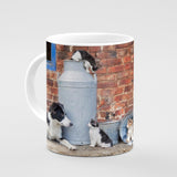 Border Collie & Farm Cats Mug - The cats that got the cream - Kitchy & Co 10oz Mug Mugs