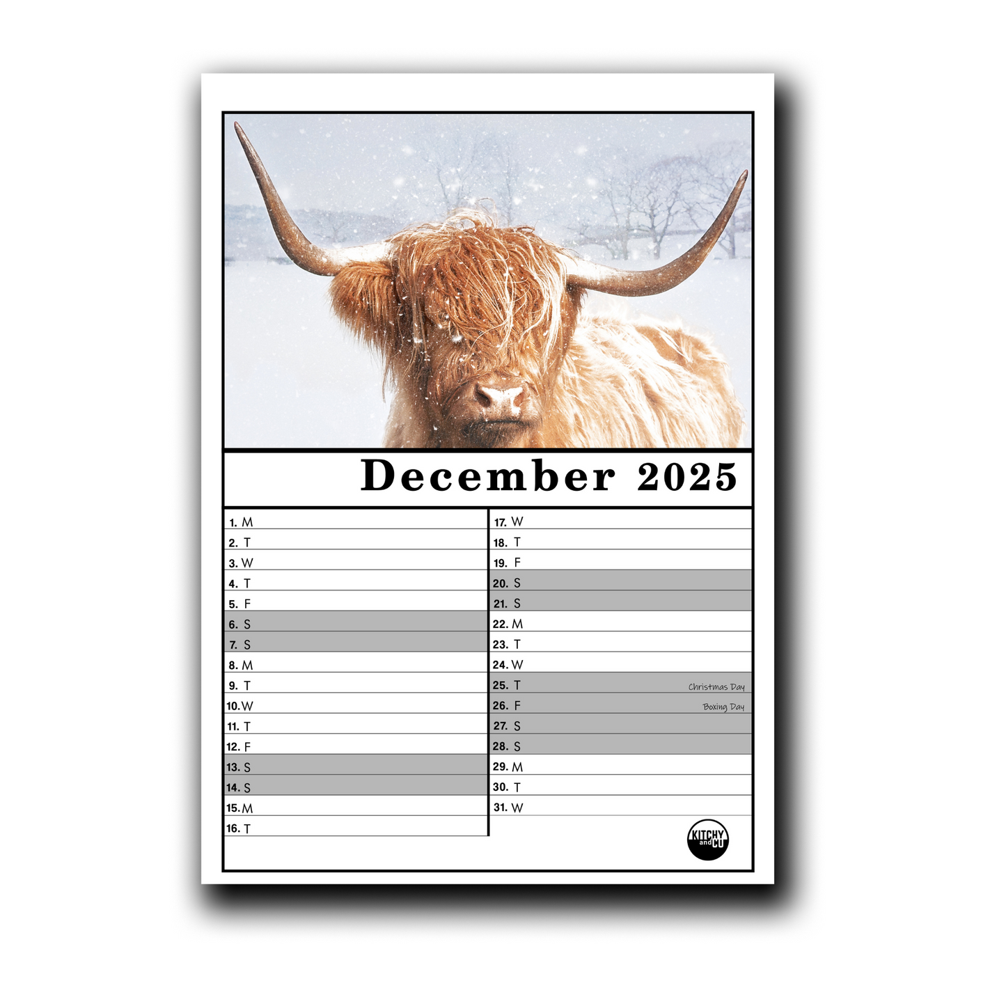 2025 Calendar