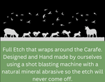 Carafe - Spring Lambs and Swallows