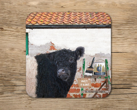 Belted galloway drinks Coaster - And that's how belties are made - Kitchy & Co