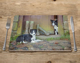 Border Collie Placemat - No Muddy Feet - Kitchy & Co Placemat
