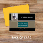 Border collie pup greetings card - Are we nearly there yet ? - Kitchy & Co