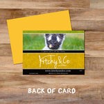Lamb greetings card - I guess we'll call her Daisy - Kitchy & Co