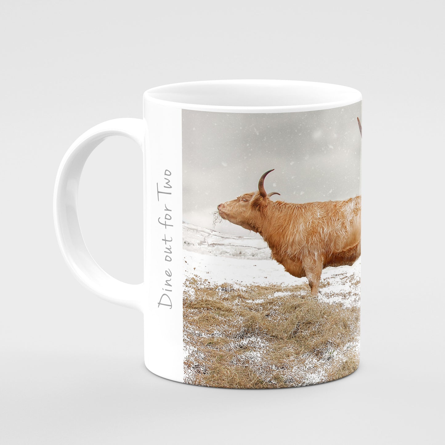 Christmas Mug - Dine out for Two - Kitchy & Co Mug Mugs