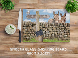 Donkey glass chopping board - Dandy & Buttercup - Kitchy & Co Chopping Board