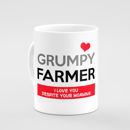 Grumpy Farmer Valentines Mug - Kitchy & Co Mug