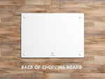 Christmas glass chopping board - Santa Treats - Kitchy & Co Chopping Board