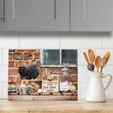Hen and Chicks glass chopping board - Pick Your Own - Kitchy & Co Chopping Board