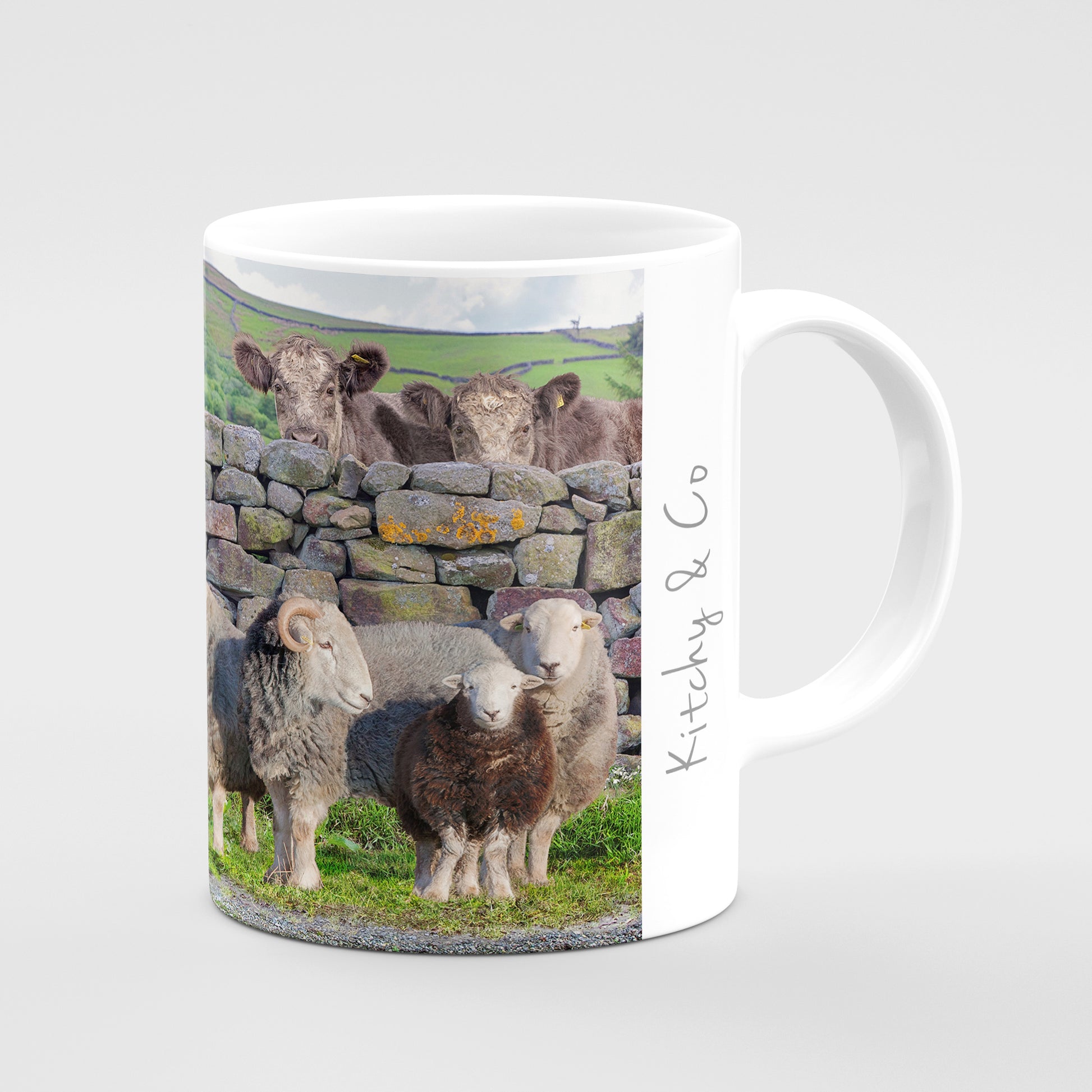 Herdwick Sheep Mug - Why walk when you can take the bus - Kitchy & Co Mugs