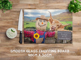 Highland cow chopping board - Village scarecrow festival - Kitchy & Co Chopping Board