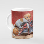 Jack Russell Terrier Pups Mug - New laces for old boots - Kitchy & Co 10oz Mug Mugs