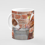 Red Collie and Calf Mug - Sharing is Caring - Kitchy & Co 10oz Mug Mugs