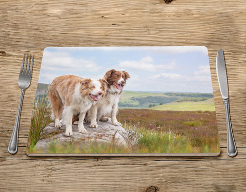 Red Merle Collie Placemat - Ready to Rock - Kitchy & Co Placemat