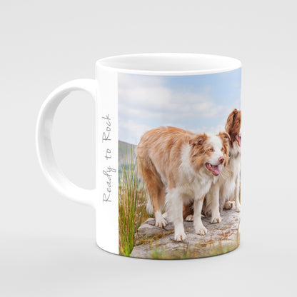 Red Merle Collie Mug - Ready to Rock - Kitchy & Co Mugs