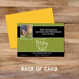 Robin greetings card - Kitchy & Co