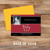 Working Sheepdog greetings card - Shepherds new helper - Kitchy & Co