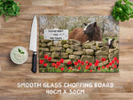 Zwartble glass chopping board - Can Ewe resist temptation - Kitchy & Co Chopping Board