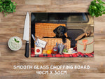 Labrador Puppy Glass Chopping Board - The Beaters Lunch Basket - Kitchy & Co Chopping Board
