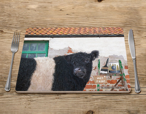 Belted Galloway Placemat - And that's how Belties are made - Kitchy & Co Placemat