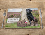 Black Labrador Placemat - Which way would you go ? - Kitchy & Co Placemat