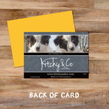 Border Collie Puppies greetings card - Just Hanging Out - Kitchy & Co