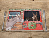 Christmas Placemat - Little Donkey - Kitchy & Co Placemat