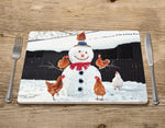 Christmas Placemat - Clucking good Christmas - Kitchy & Co Placemat