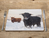Christmas Placemat - Abominable Snowbull - Kitchy & Co Placemat