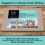 Donkey glass chopping board - Dandy & Buttercup - Kitchy & Co Chopping Board