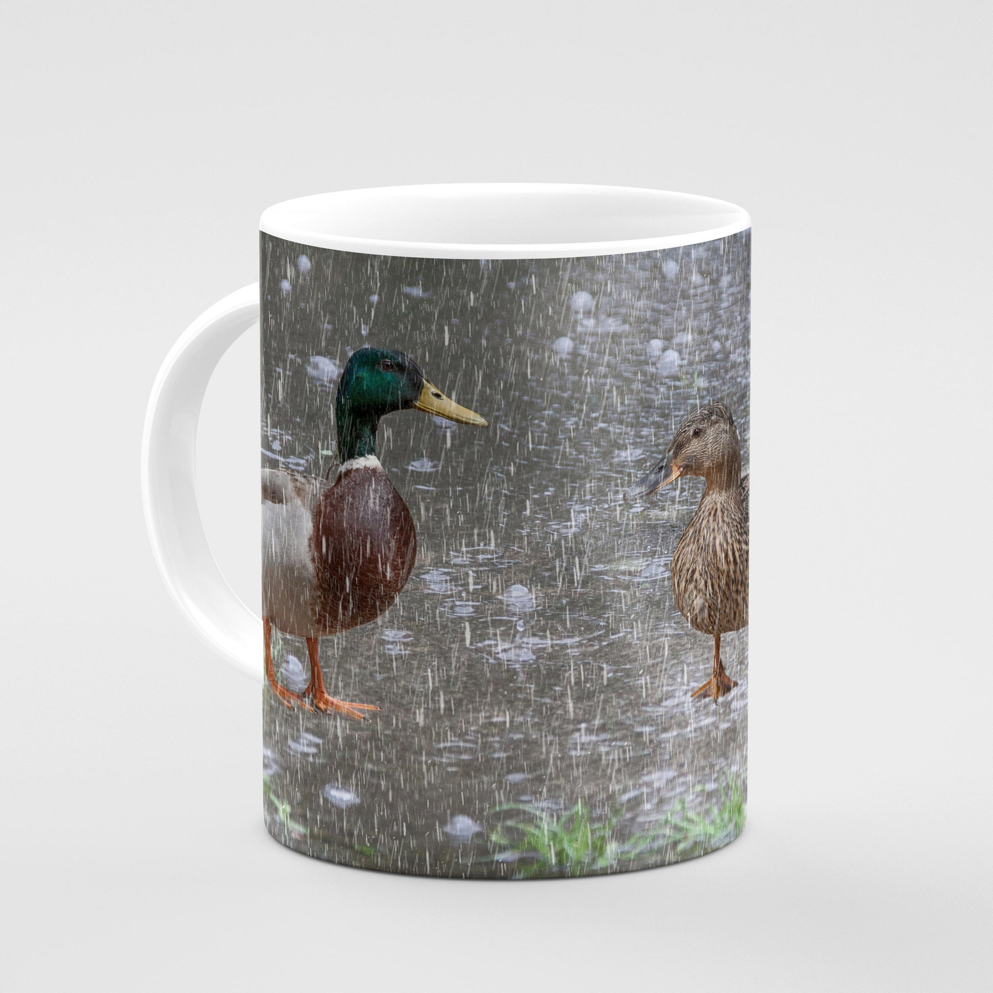 Two Ducks Mug - The Great British Weather - Kitchy & Co 10oz Mug Mugs