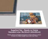 Border Terrier Print - Vet on Call - Kitchy & Co print