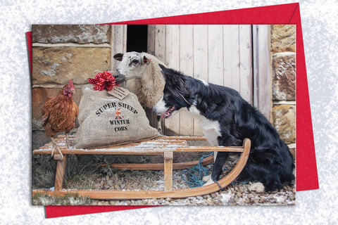 Christmas Card - Gift for Ewe - Kitchy & Co card