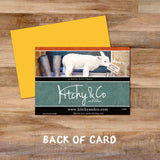 Petlamb greetings card - 2 Extra Pints - Kitchy & Co card