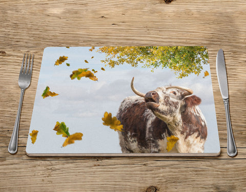 Longhorn cow Placemat - Call of the Fall - Kitchy & Co Placemat