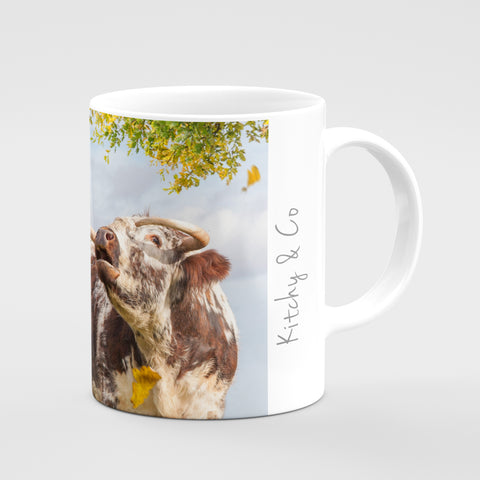 Longhorn Cow Mug - Call of the Fall - Kitchy & Co 10oz Mug Mugs