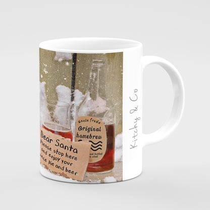 Christmas Mug - Mincepie and Beer - Kitchy & Co Mugs