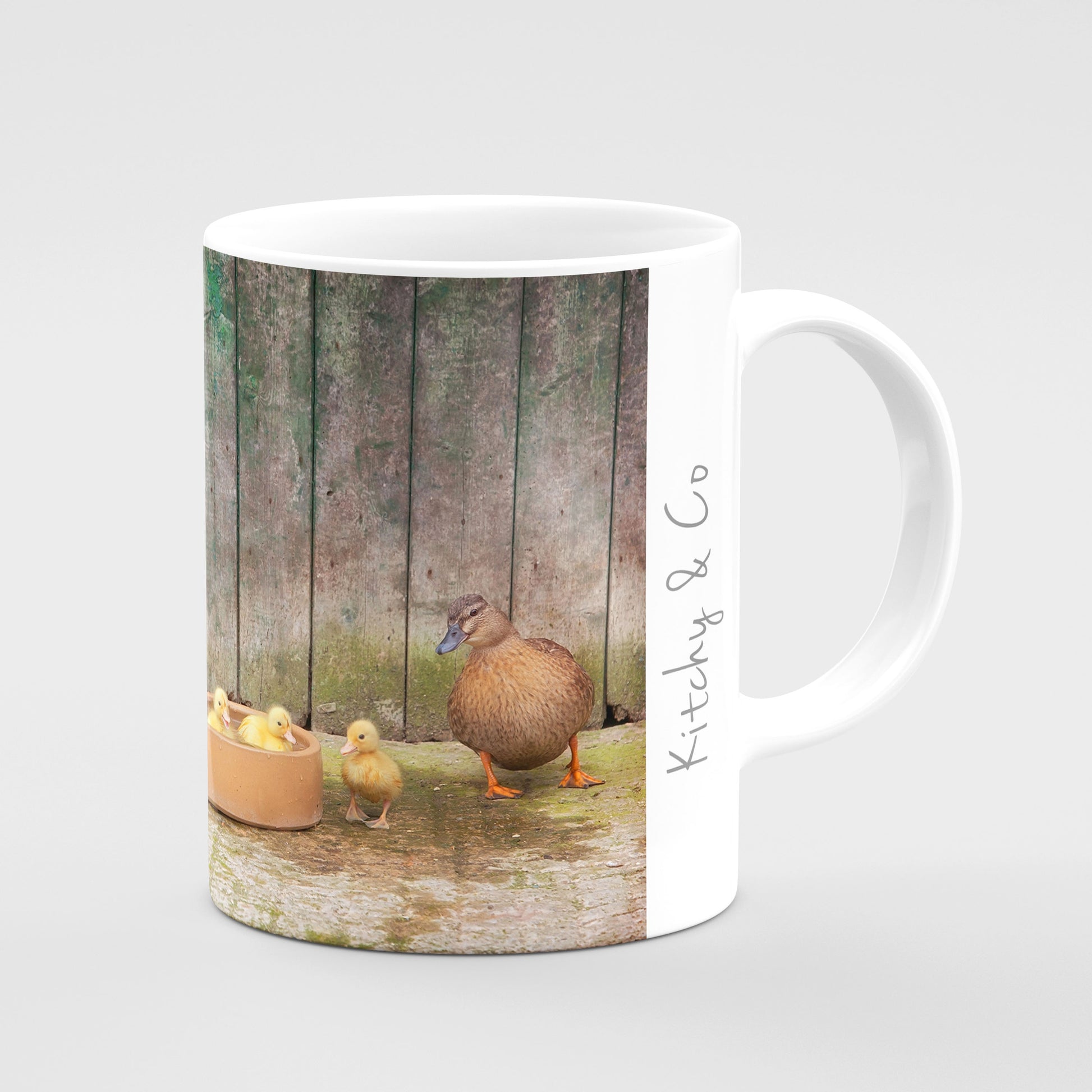 Black Labrador and Ducks Mug - Stop Ducking About - Kitchy & Co Mugs