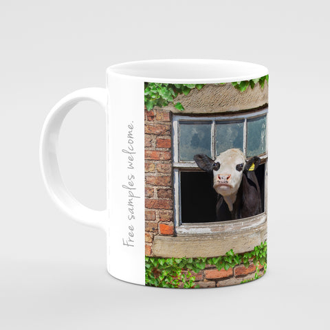 Hereford Cow Mug - Free samples Welcome - Kitchy & Co 10oz Mug Mugs