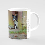 Border Collie Mug - No muddy feet - Kitchy & Co Mugs