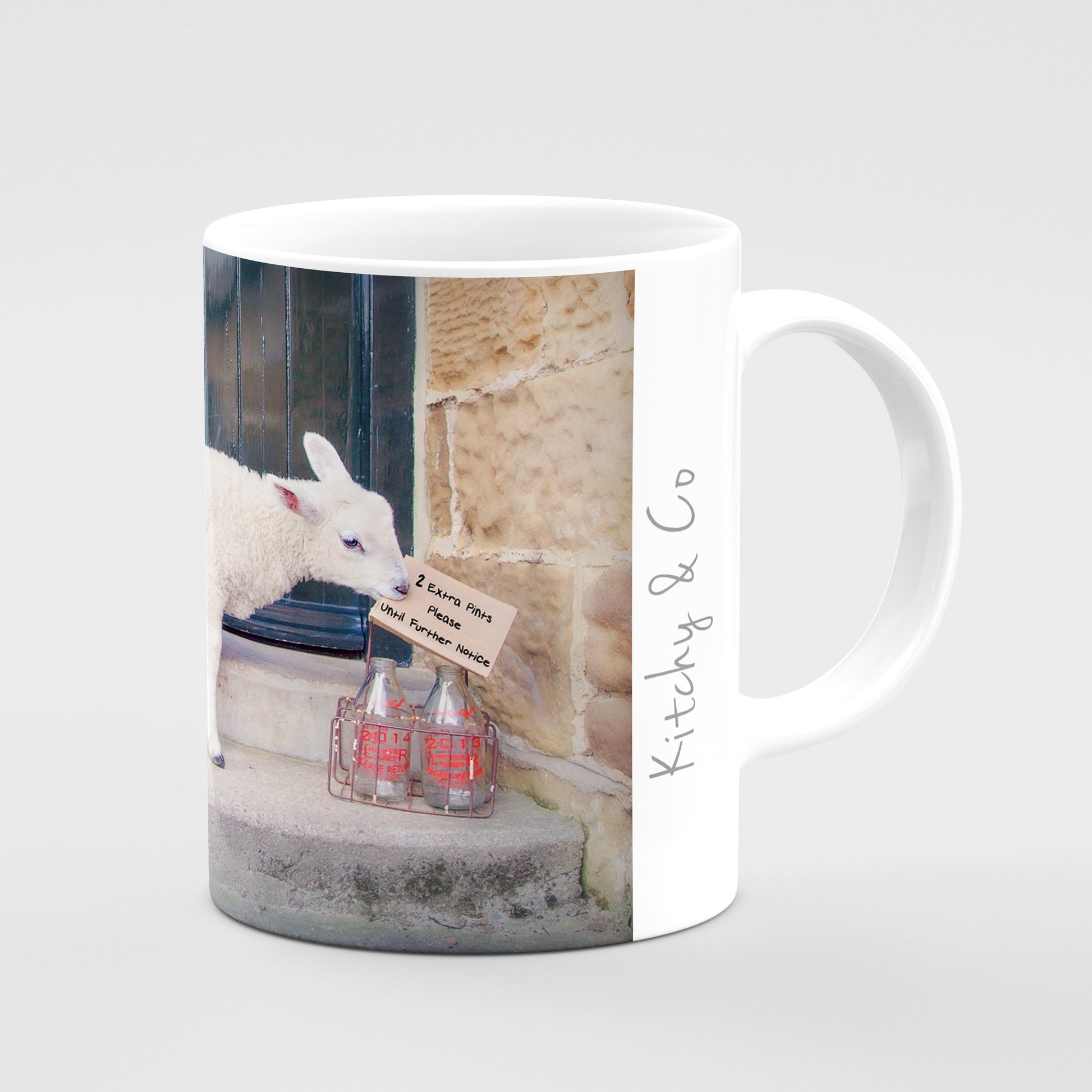 Sheep mug - 2 extra pints please - Kitchy & Co Mugs