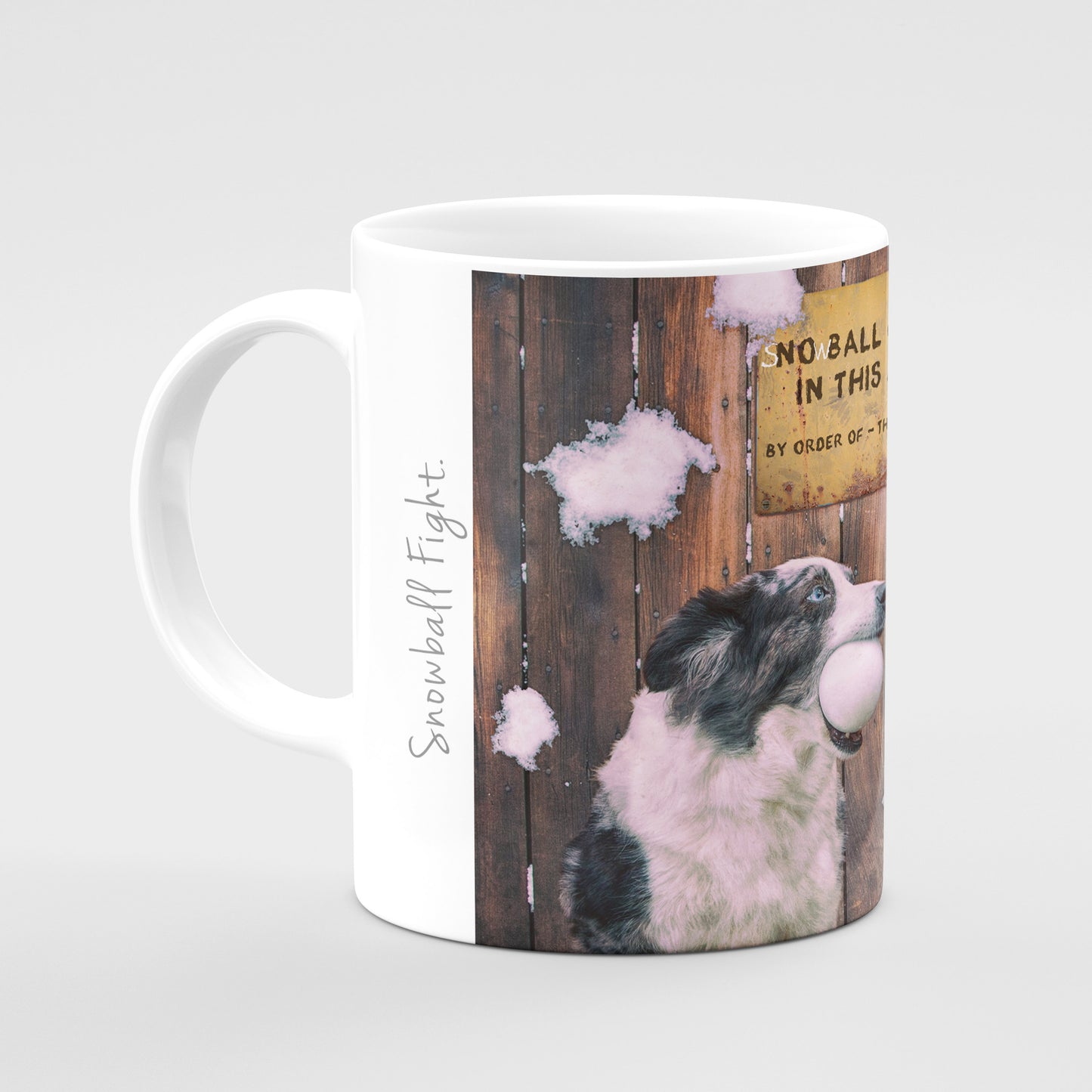 Christmas Mug - Snowball fight - Kitchy & Co Mugs