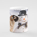Christmas Mug - Swaledale Sheep and Snowman - Kitchy & Co Mug Mugs