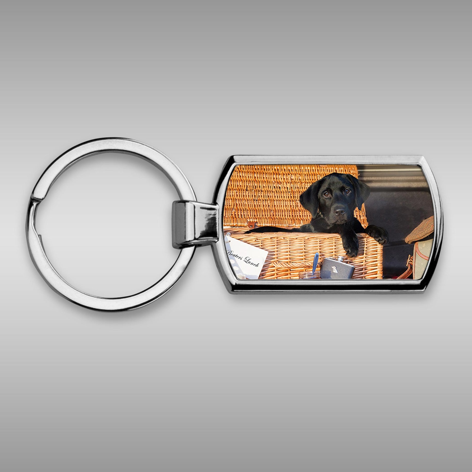 Black labrador Keyring - Kitchy & Co keyring