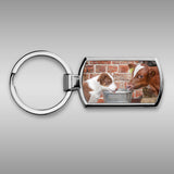 Red Collie and Calf Keyring - Kitchy & Co keyring