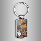 Border terrier Keyring - Vet on call - Kitchy & Co keyring