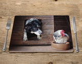 Border collie Placemat - Early morning breakfast call - Kitchy & Co Placemat