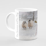 Christmas Mug - One Snowman and his Dog - Kitchy & Co Mugs